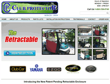 Tablet Screenshot of clubprotector.com